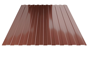 Забор окрашеный